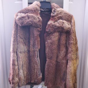 Vintage Rabbit Fur Coat